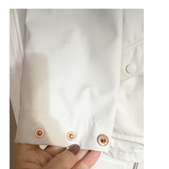 Helly Hansen Women's Kirkwall II Raincoat White and Gray in Sz S/P - Picture 4 of 7